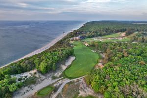 Friars Head 18th Tee Aerial